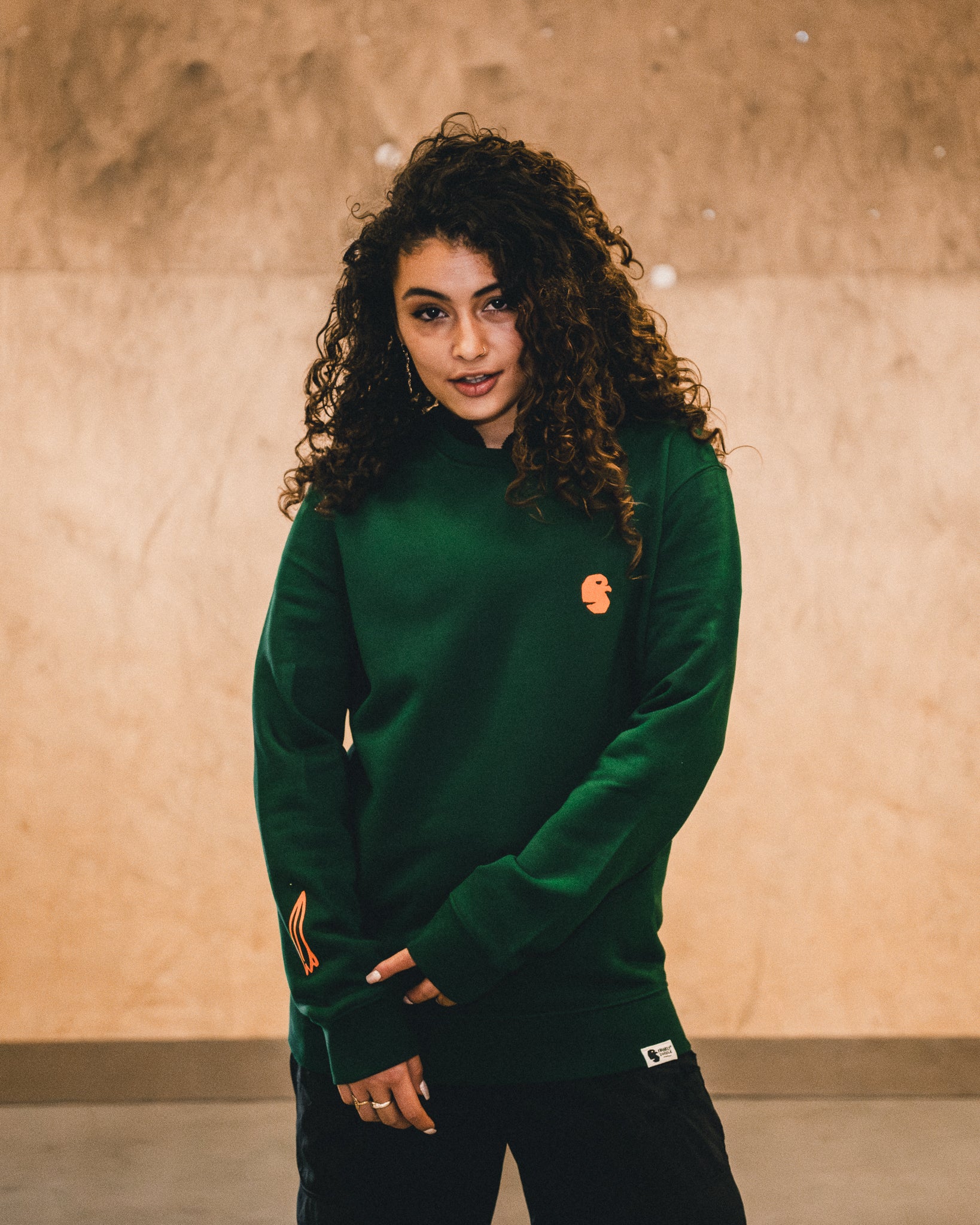 Sweat Green Orange Surfboard