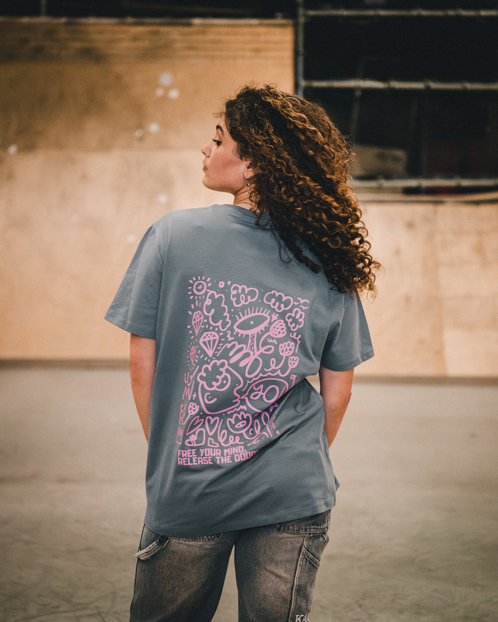 Tee Purple Doodle Yo!