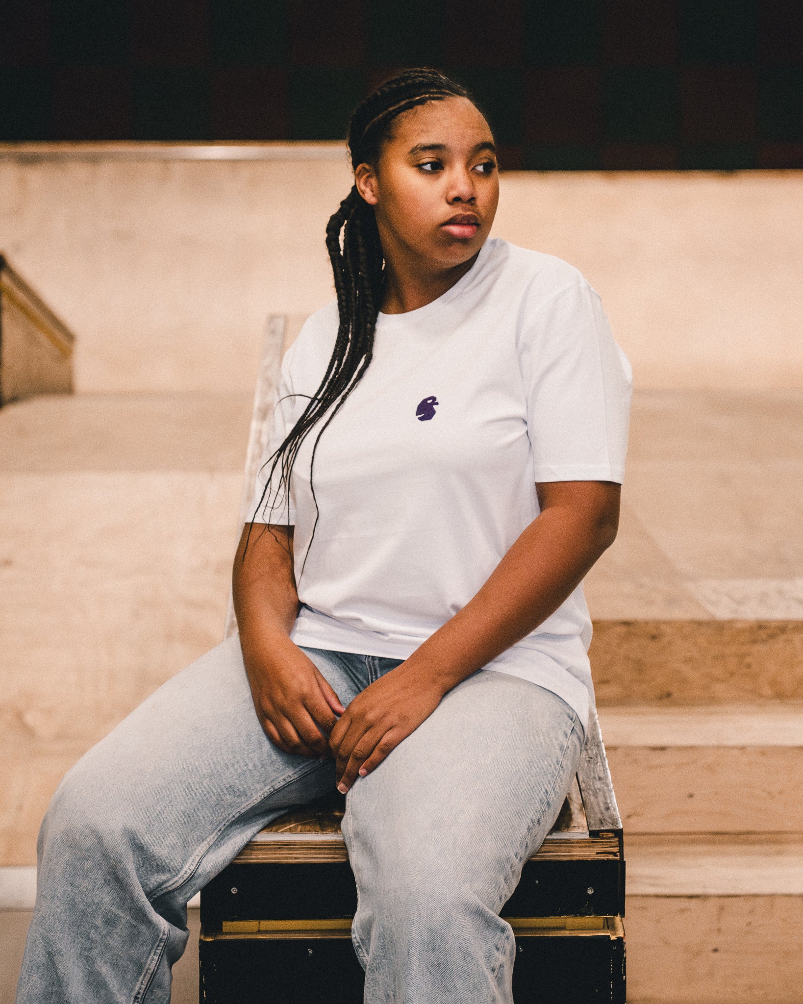 Regular fit Tee lightblue Eye Doodle