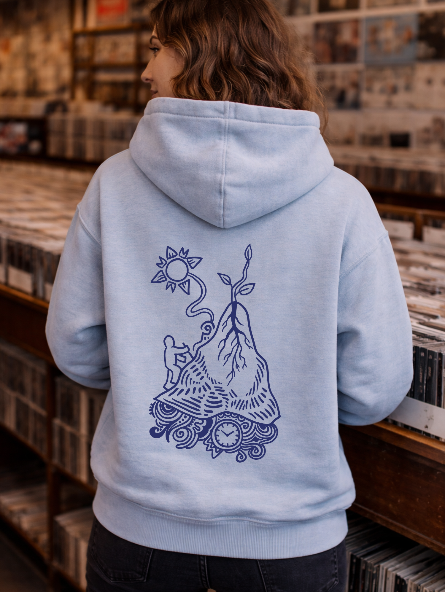 Hoodie Brain Roots