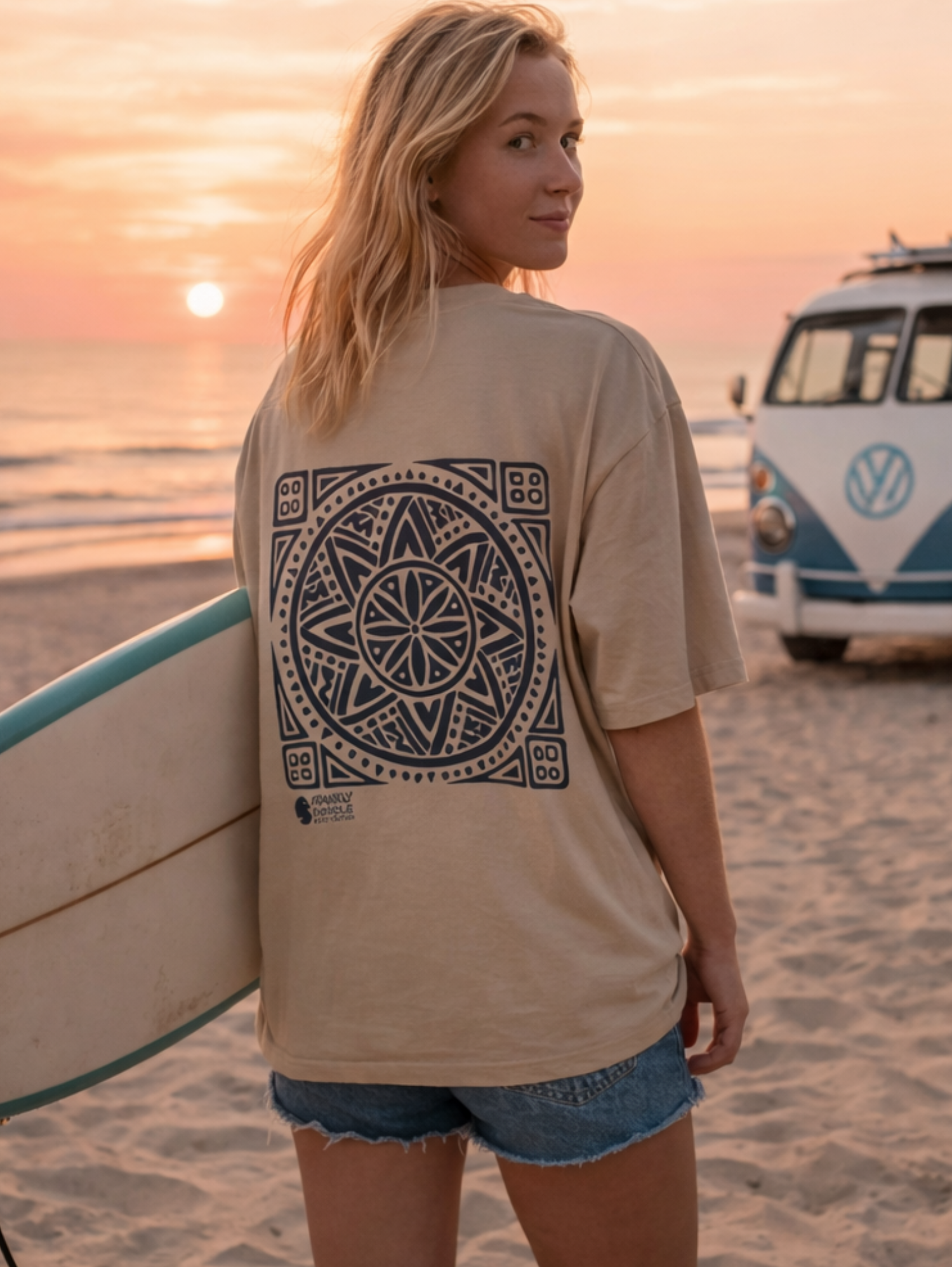 Tee Summer Labyrinth zeefdruk