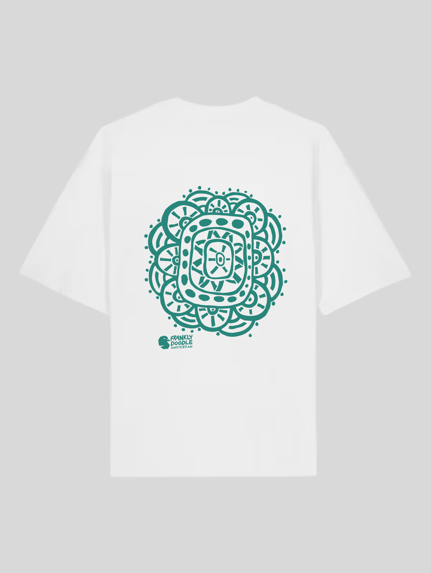 Tee Goggle beach doodle